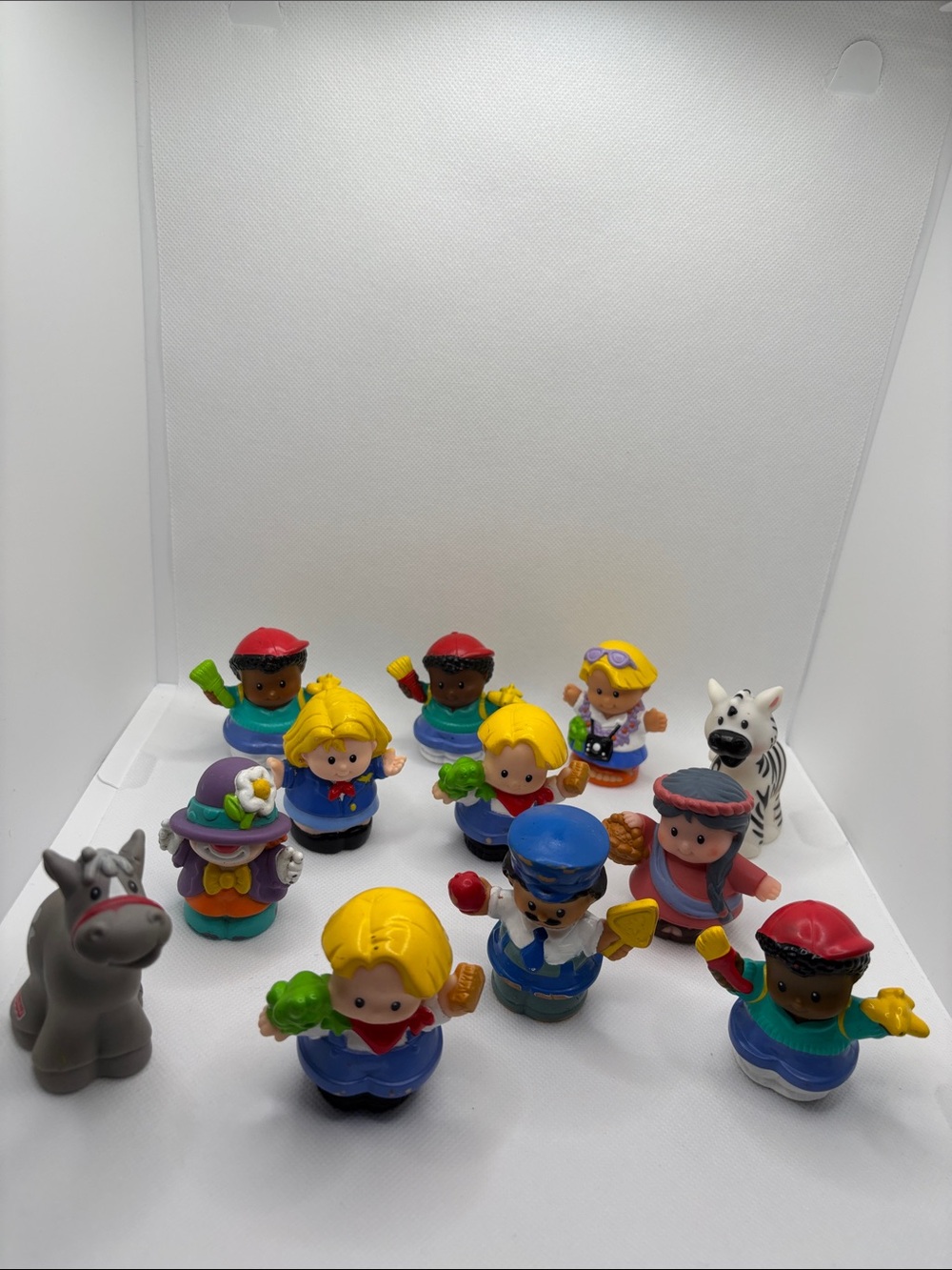 Y2K VTG Fisher-Price Little People Mixed Character Toy Figures and Animals